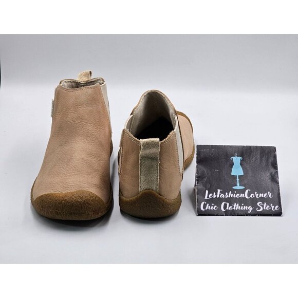 Keen Women's Beige Nubuck Leather Mosey Chelsea Ankle Boots Size 9.5 2949 - Picture 10 of 16
